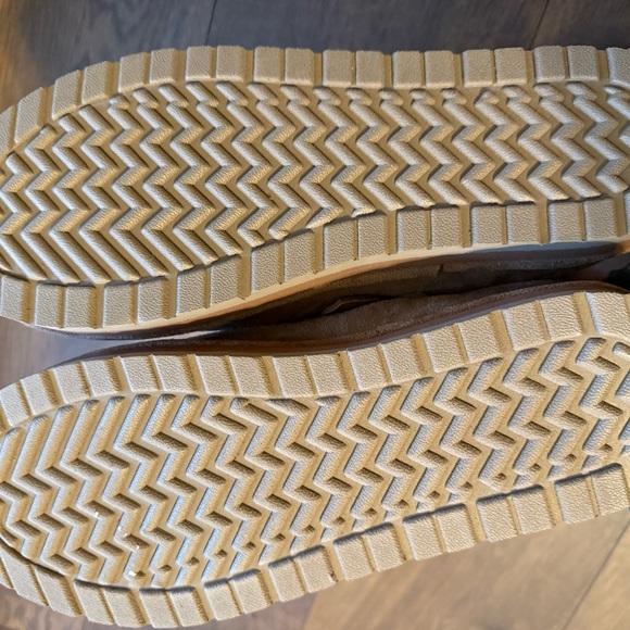 Madden Girl Tan Suede Clogs - Picture 3 of 4